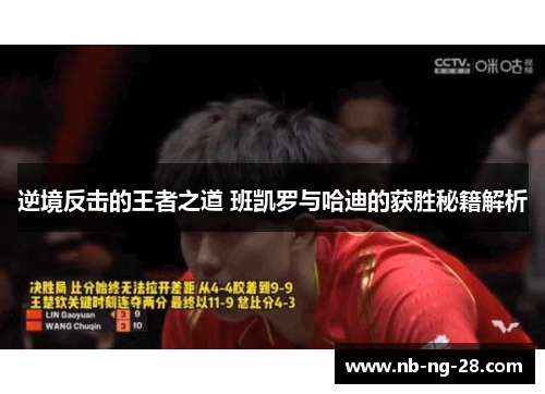 逆境反击的王者之道 班凯罗与哈迪的获胜秘籍解析